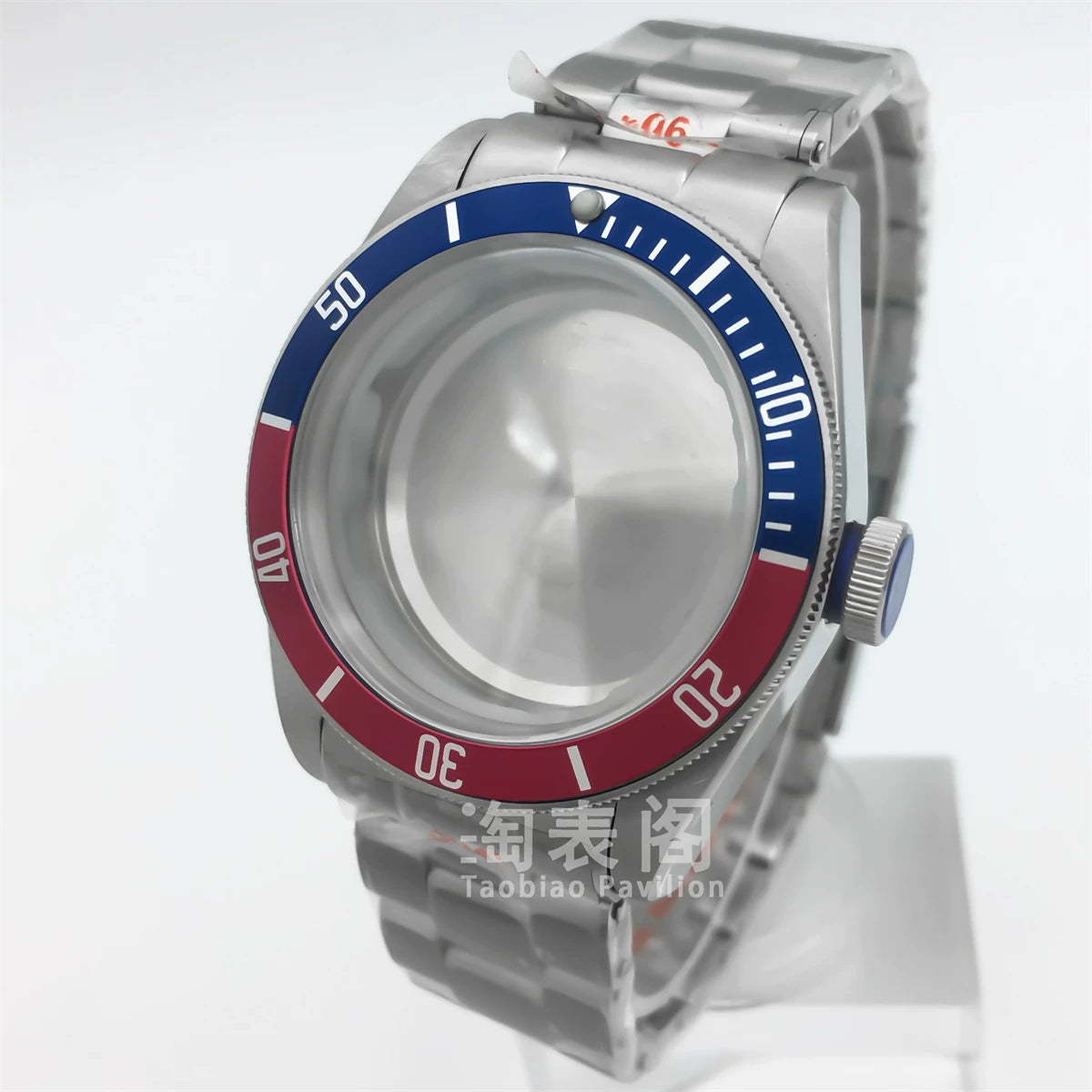 41mm Black Bay Watch case for NH35 36 ETA2824 PT5000 movement,Domed sapphire 10ATM
