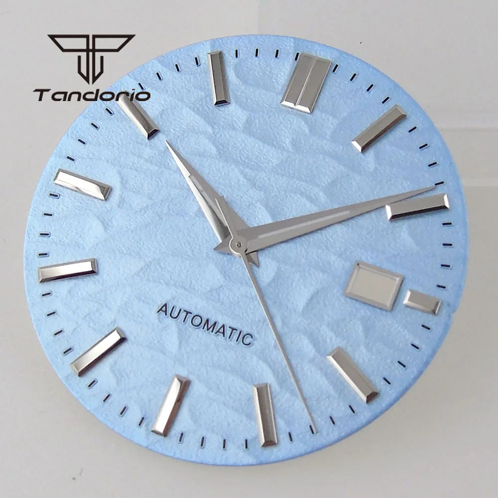 33.5MM gs Cocktail watch dial silver hand set NH35 NH36 nh38 pilot modification accessories