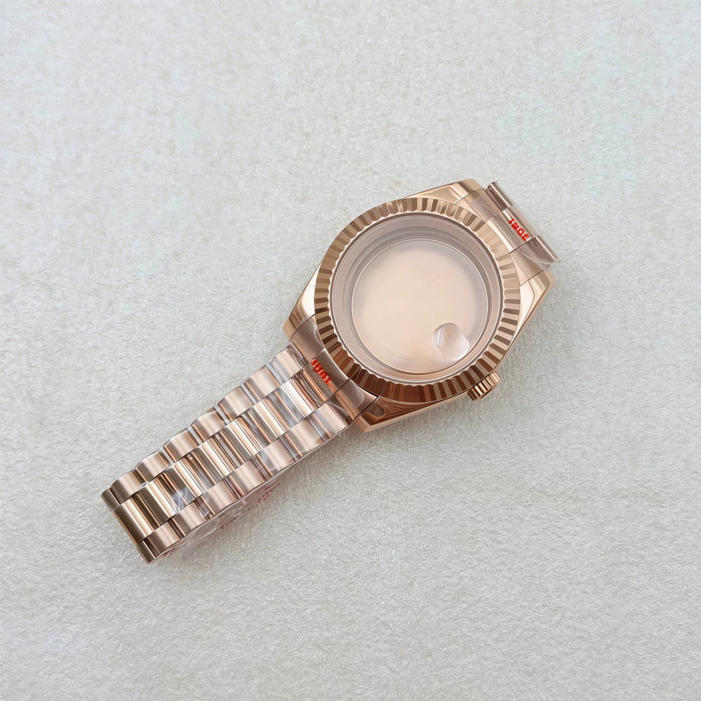36MM/39MM Datejust Watch Case With Presidential Strap Set Sapphire Glass for NH35/NH36,34 38 etc Movement 10ATM