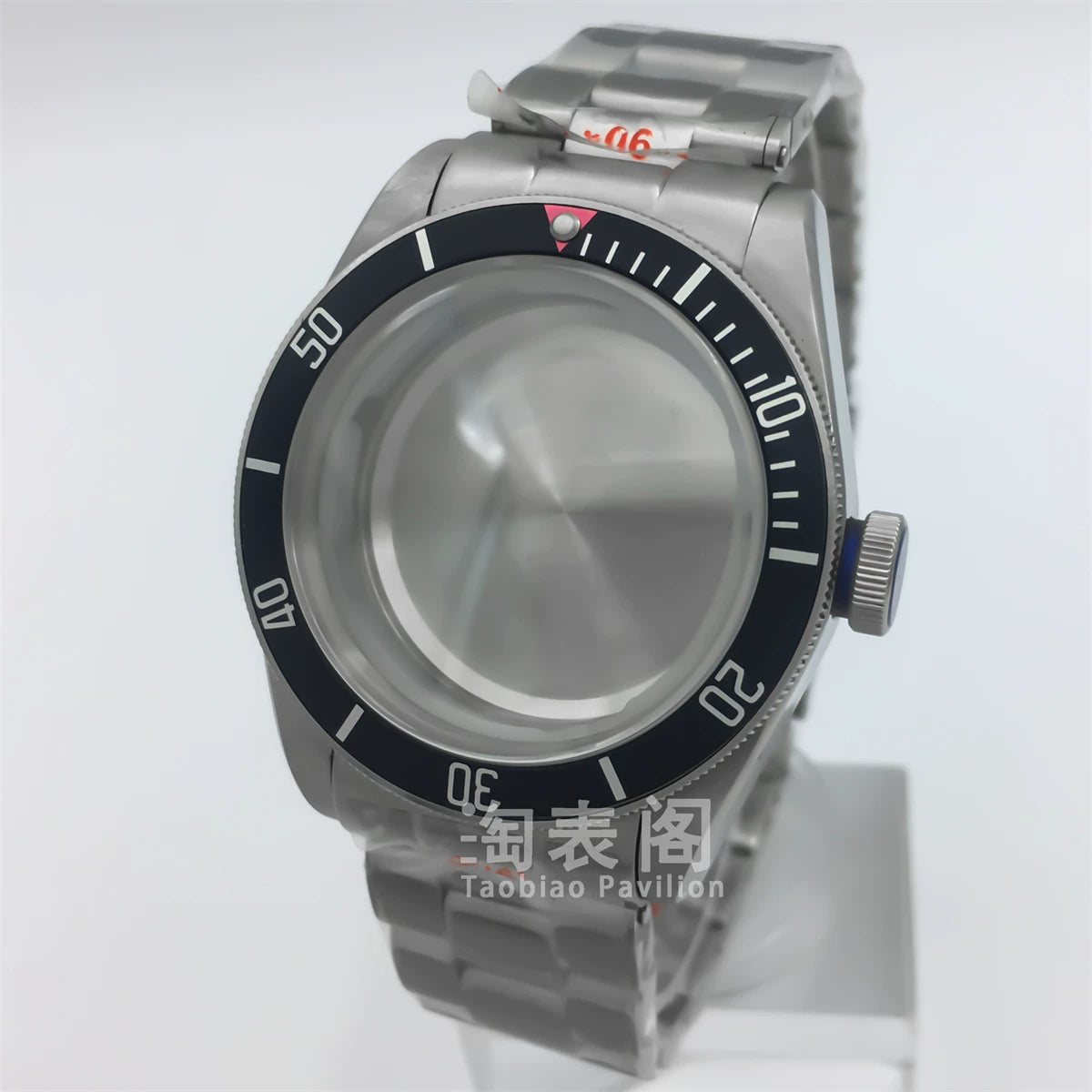 41mm Black Bay Watch case for NH35 36 ETA2824 PT5000 movement,Domed sapphire 10ATM