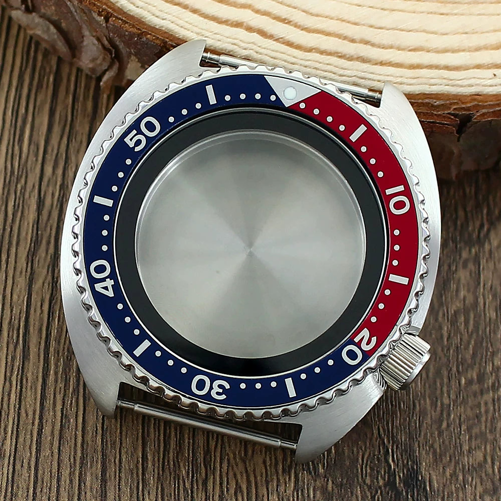 Miyota 9015 watch case 45MM modified turtle watch case Sapphire 20ATM Captain Willard Box
