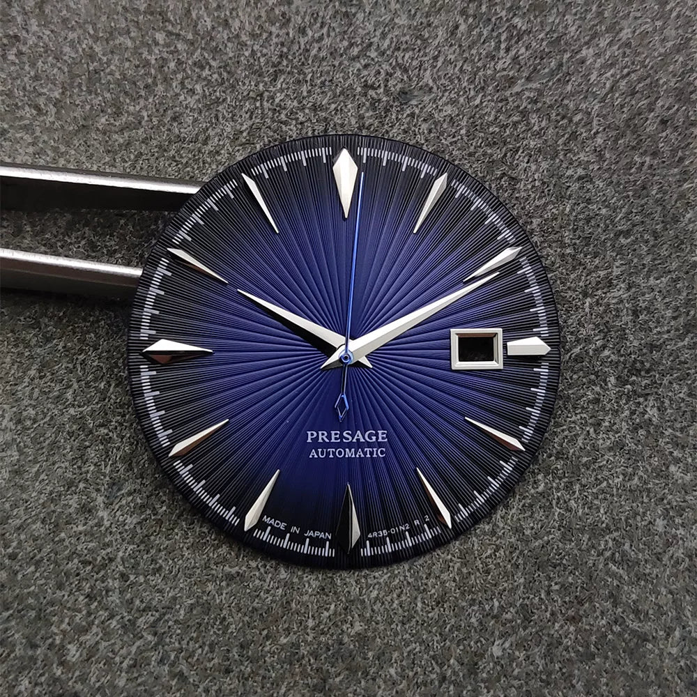 40Mm cocktail watch case 316 stainless steel bubble mirror for NH35/36/NH4R/NH38 movements pilot case glass back