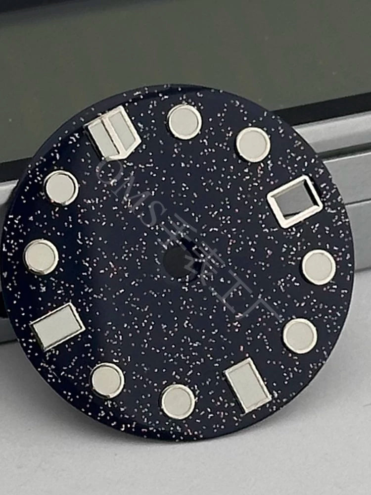 28.5mm Starry Dial with markers Night Sky Watch Dial for NH35 NH36 NH38etc Lumunious Marker