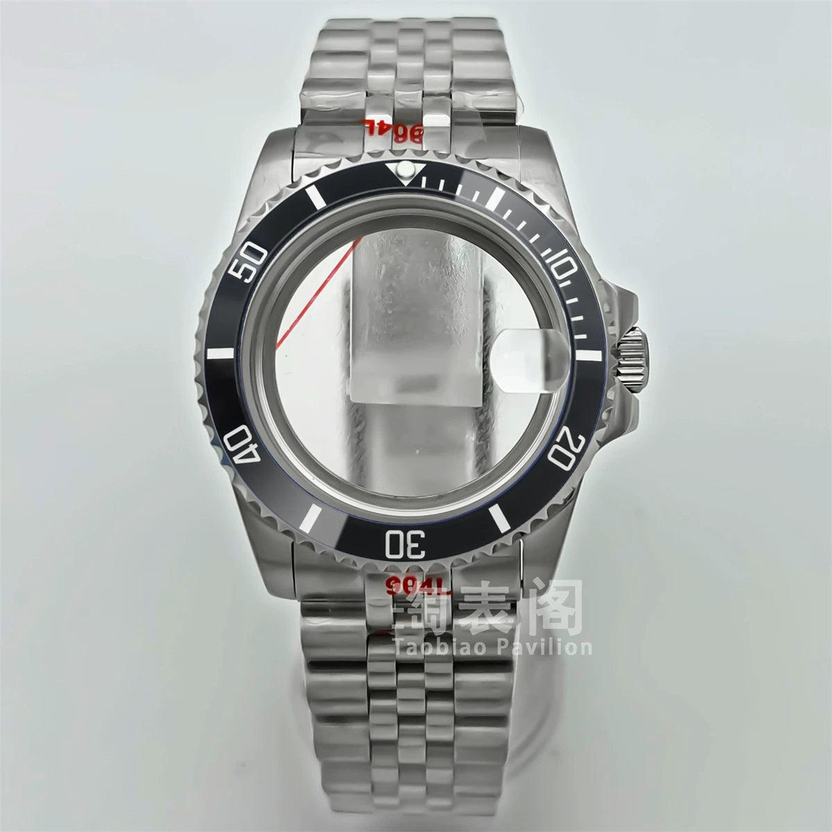 Modified Submariner Case 36mm/38mm GMT Case ceramic bezel sapphire glass for NH35 34 36 38 Etc movement