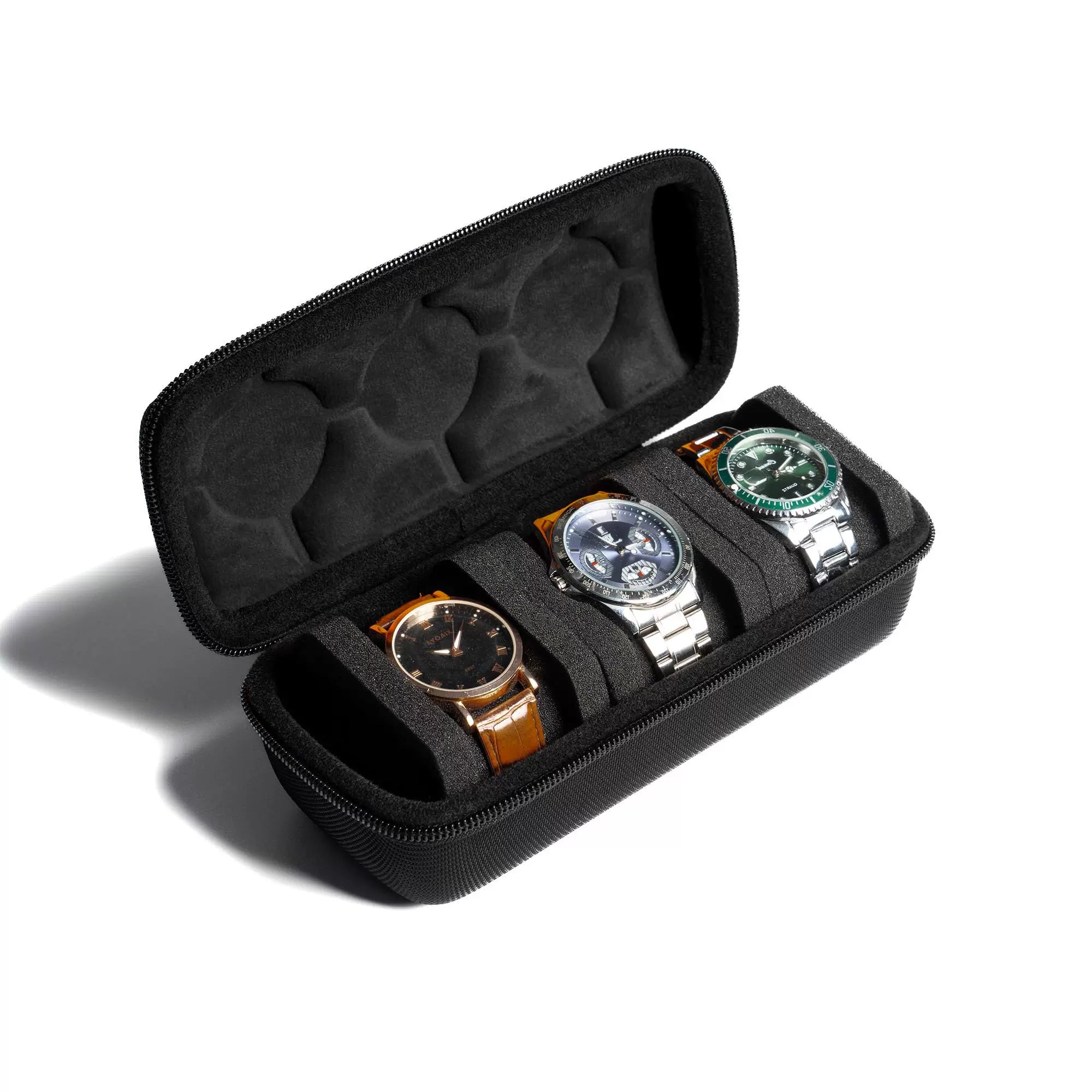Fabric Watch box Watch protection box Travel portable multi-grid anti-friction pressure-resistant