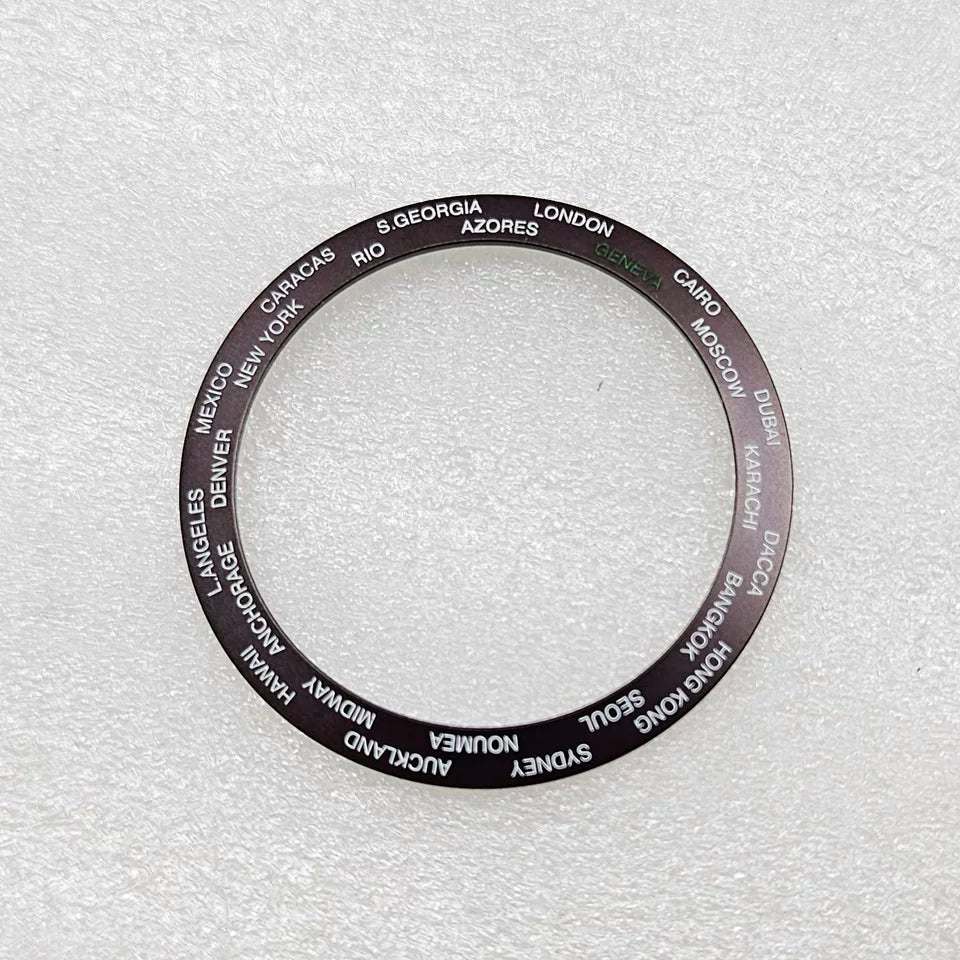 Special Sophisticated ceramic Bezel Insert 38MM x 30.6MM English outer ring