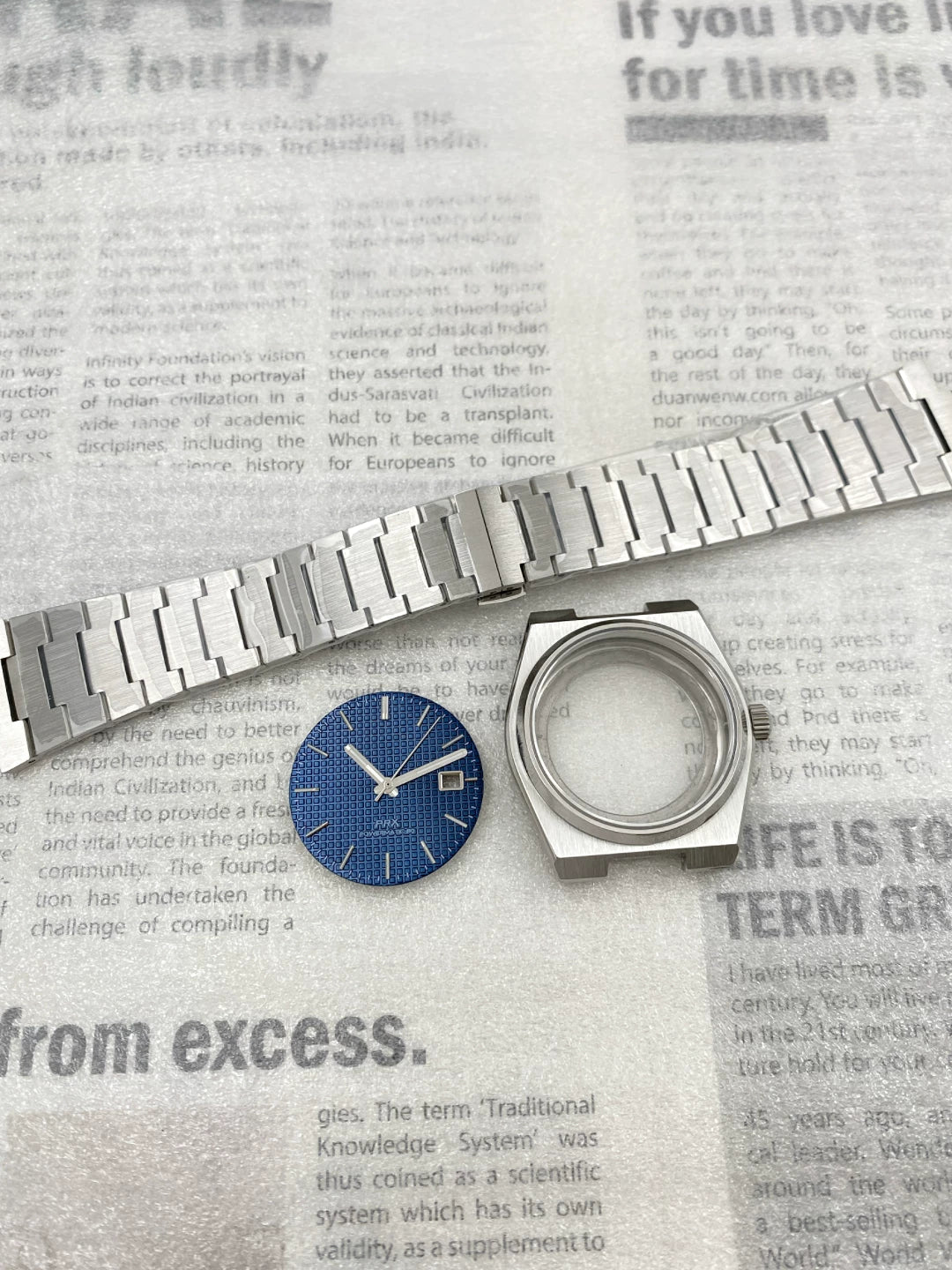 PRX Super Player Watch Case +Dial Hands 40mm NH35 Movement Sapphire GlassBack 5ATM fit 31.8mm Dial