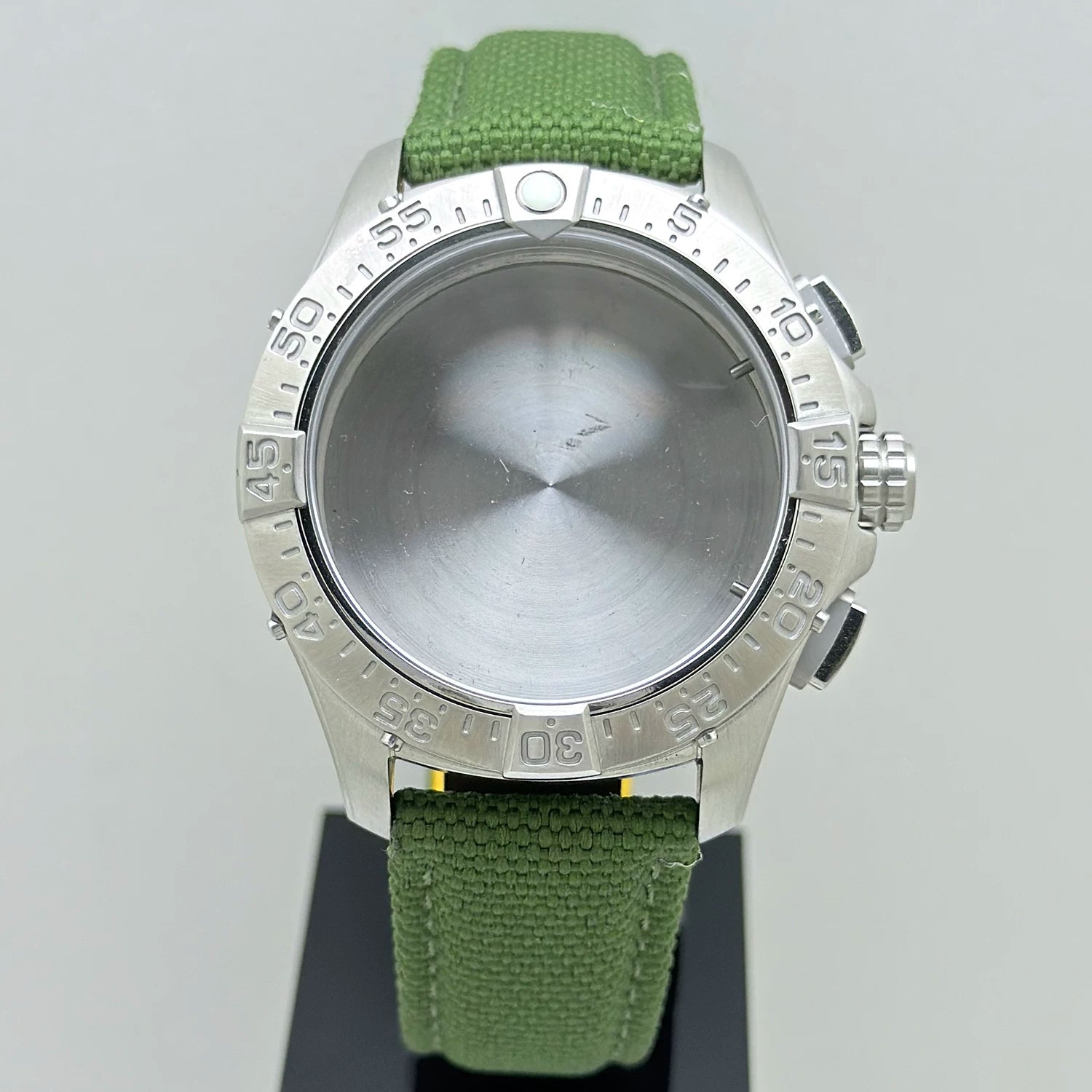 42mm Avenger Watch Case Yellow Wolf for VK63 chronograph high quality luminous beads Sapphire 3 ATM