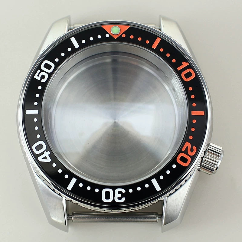 42mm Dive watch Case Modified SPB185/SPB187J1 316L stainless steel for the NH35/36 movement 10bar sapphire