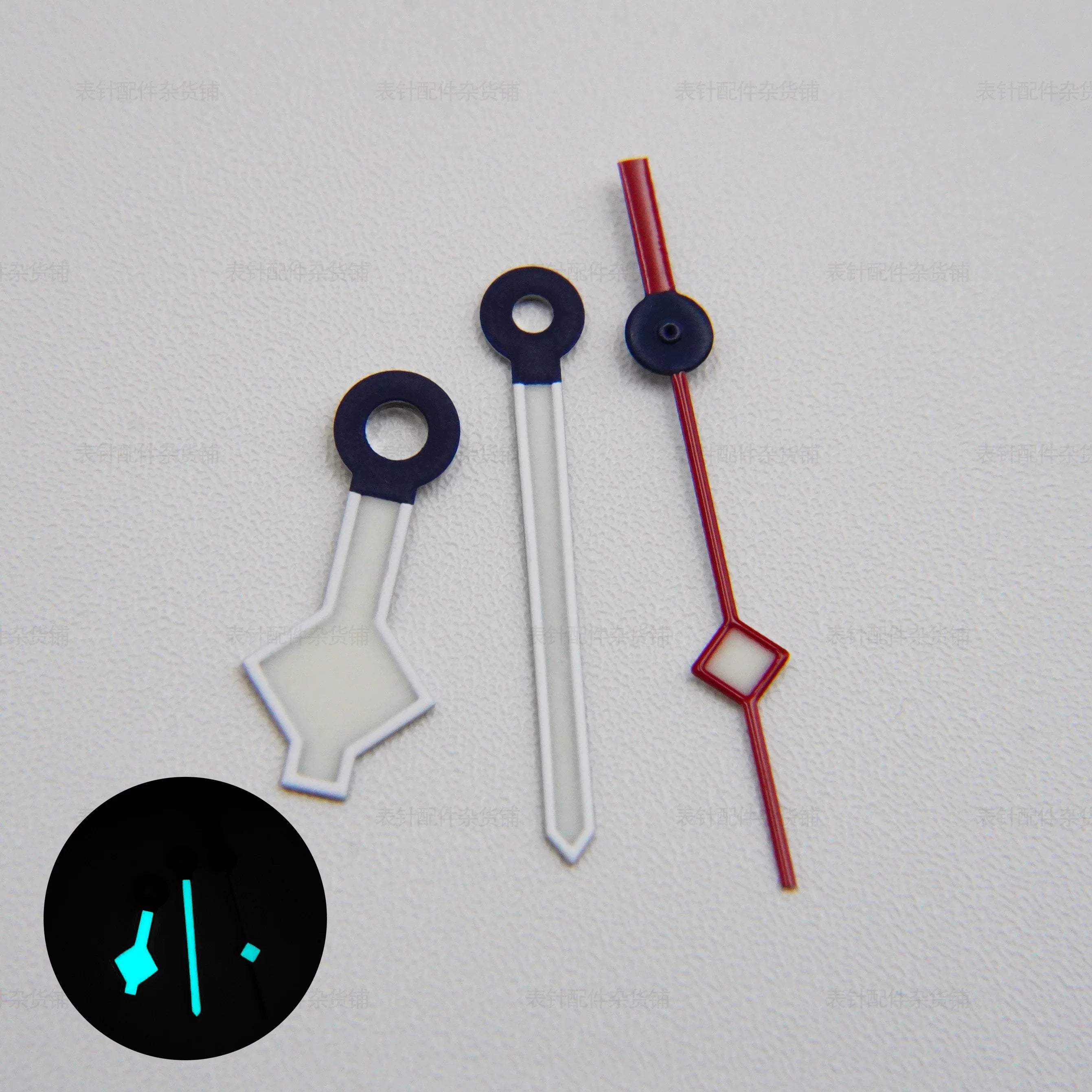 Blue luminous watch hand 8N24 / 9015 / Miyota 8215 movement Snowflake needle