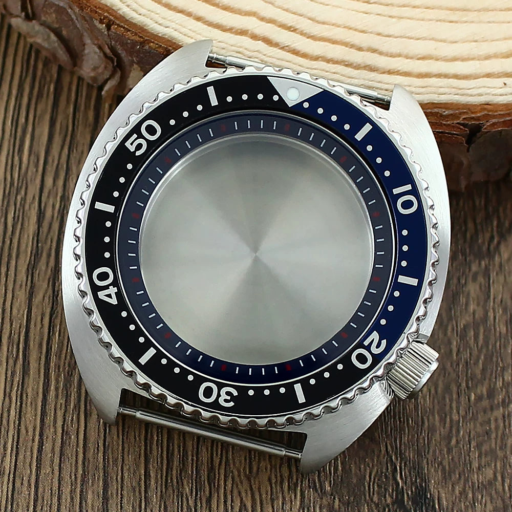 Miyota 9015 watch case 45MM modified turtle watch case Sapphire 20ATM Captain Willard Box
