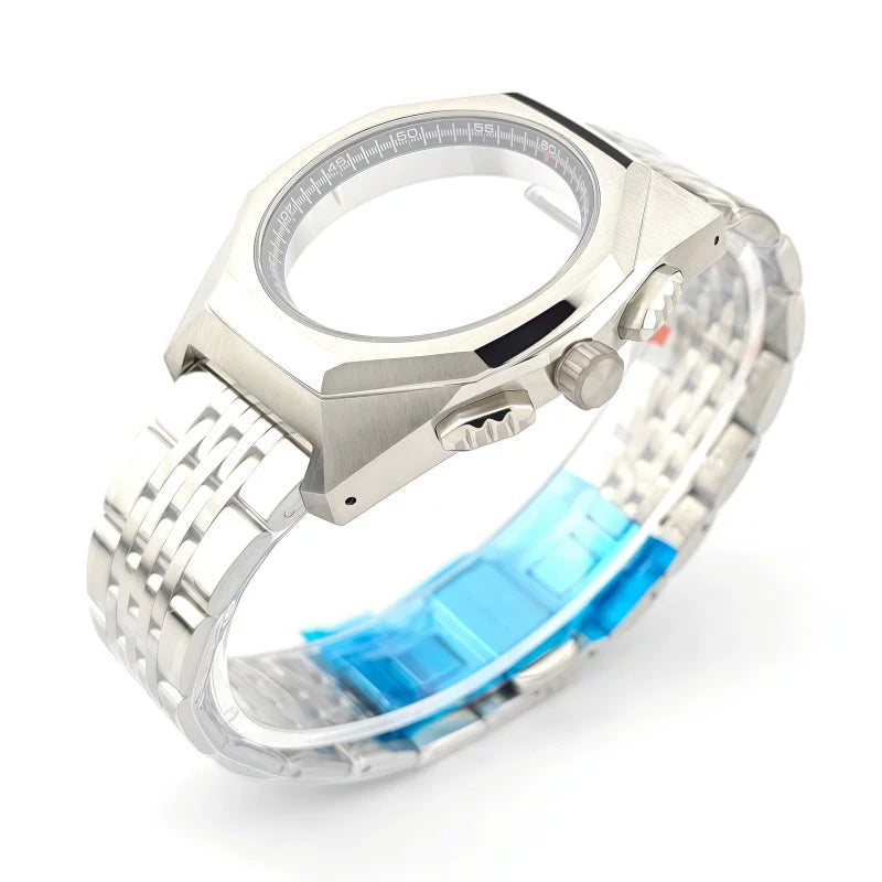 VK64/VK63 watch case GS mod multi-function chronograph quartz watch accessories size 44.5mm