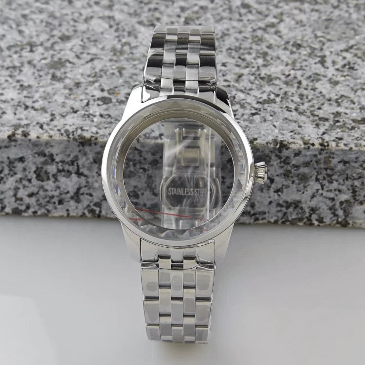 33mm Watch Case cocktail women's case modified for Nh35 NH38 NH38 Polished