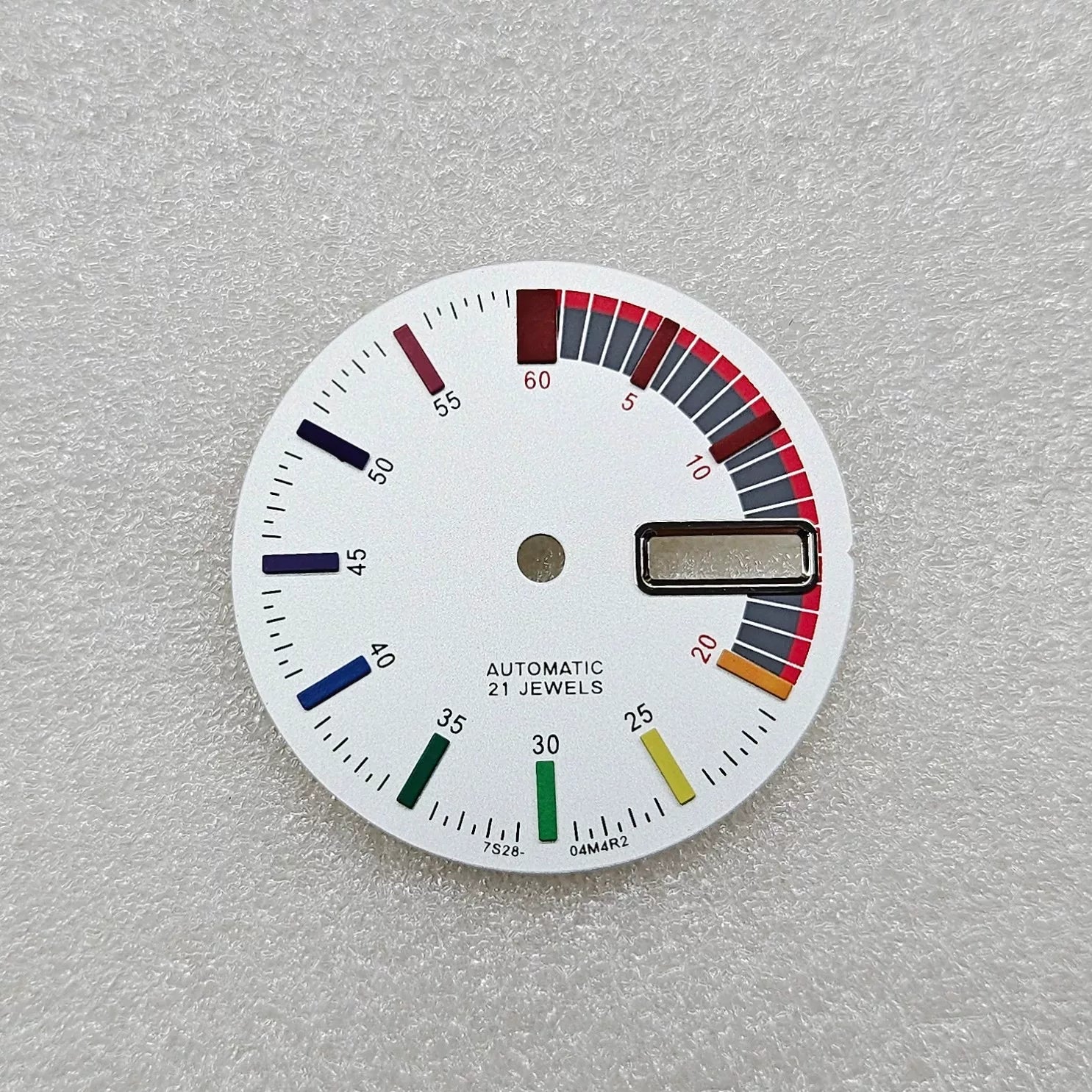 28.5mm NH36 watch Dial SKx Mod watch accessory day date no lume