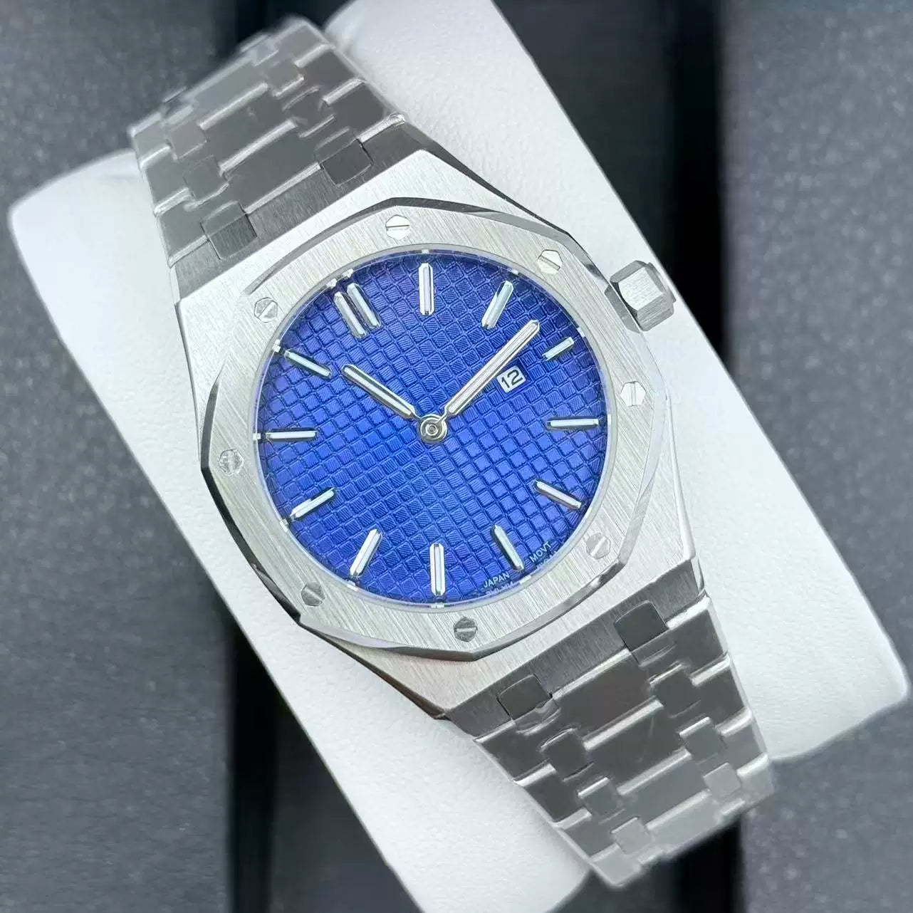 33mm women's Quartz Watch stainless steel case strap for VJ24 movement with dial 25.8mm Sapphire