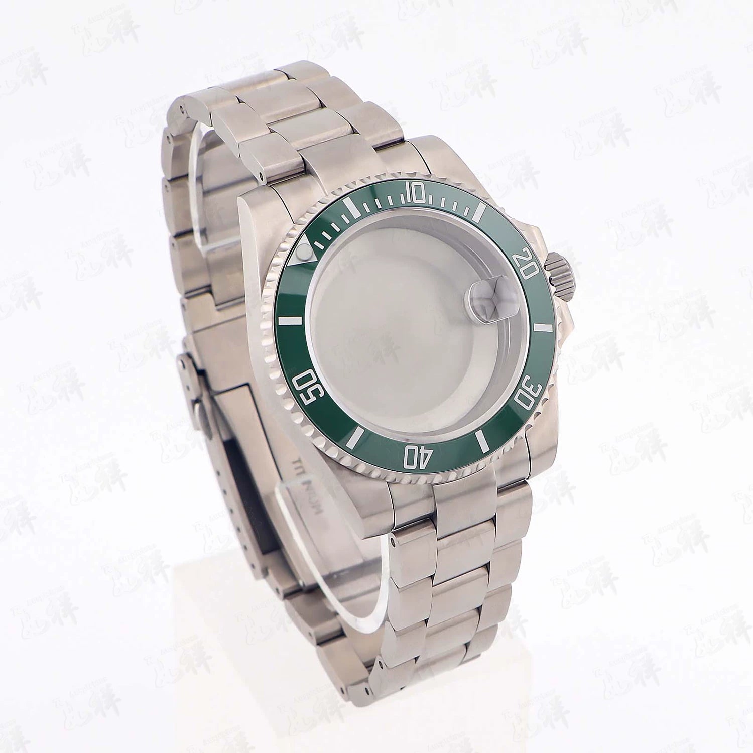 Titanium Watch Case Submariner Yacht master GMT 40mm Titanium Strap Modified Accessories Fit NH34 35 ETA2824 PT5000 Movement