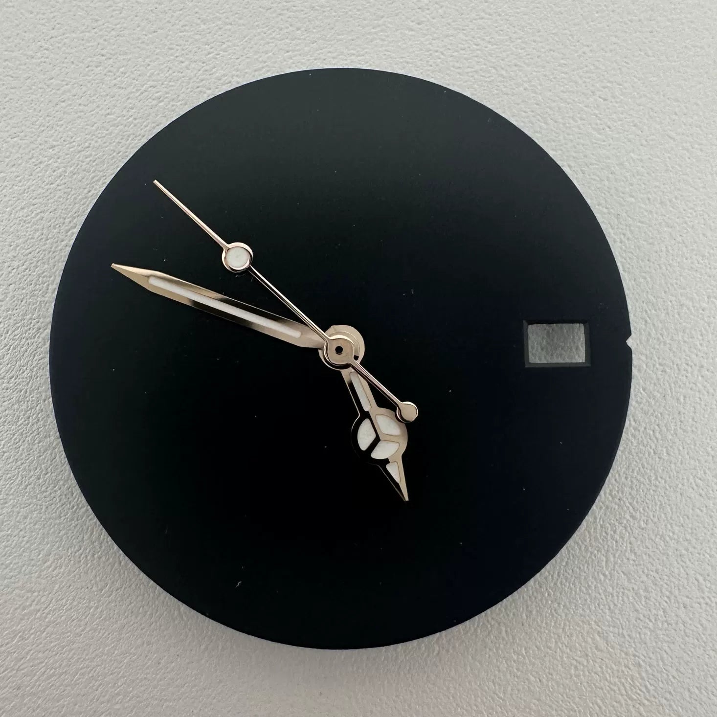 Musou Dial Modified total blank dial black with hand diameter 28.5MM fits NH35 NH36 NH38 mechanical movement no lume dial