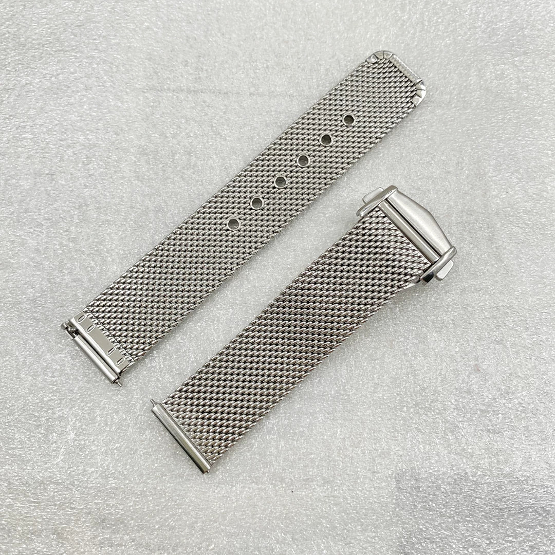 Seamaster 300 mesh band modified butterfly buckle convenient buckle size 20mm stainless steel Silver Pvd Black Gold Rose Gold