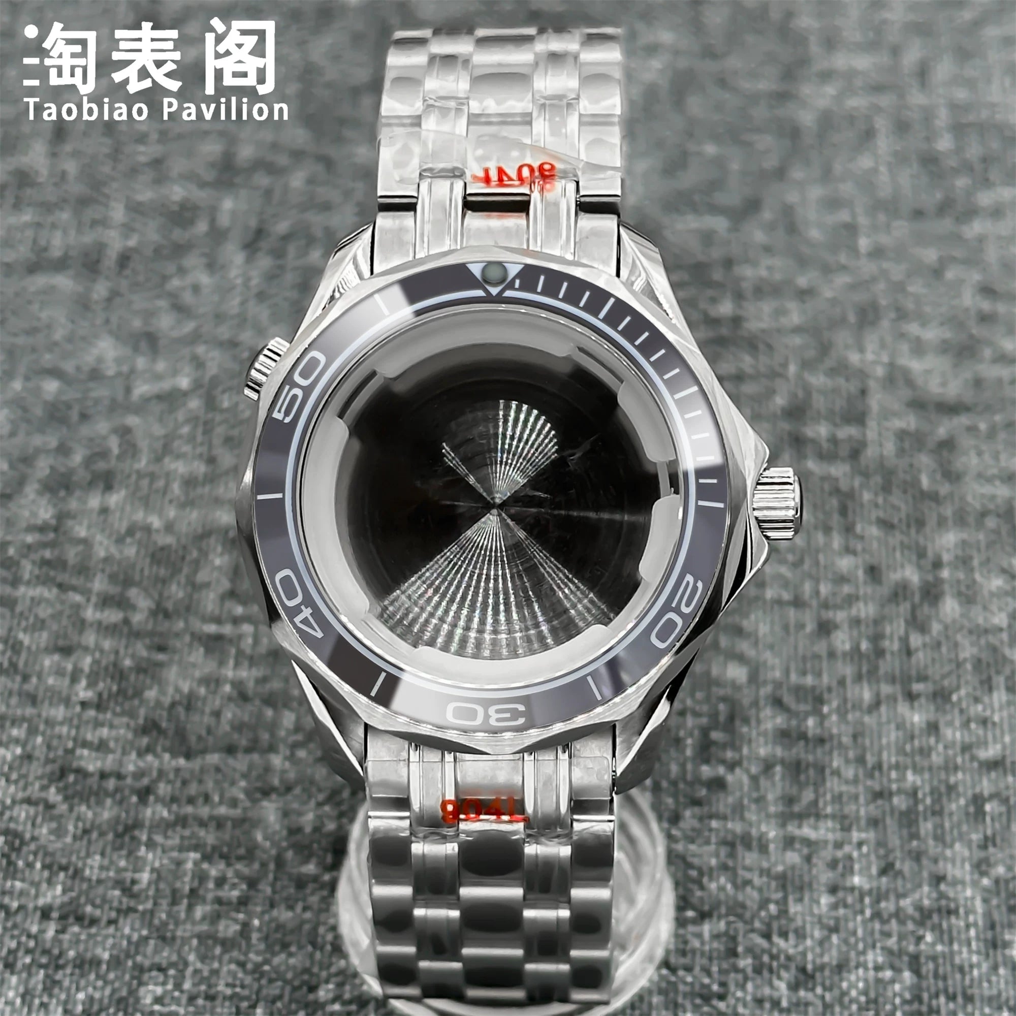 41Mm Seamaster 300 case for NH35/36 ETA2824 PT5000 Miyota 8215 Solid Back 10ATM Sapphire