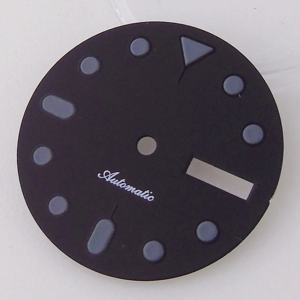 29MM dial for NH36 calendar week green luminous 3/3.8 position SKX007