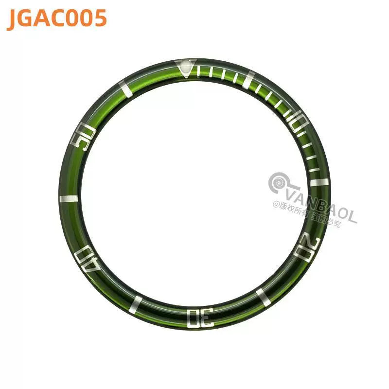 38MM x31.5mm Skx007 Bezel Watch accessories, resin B.C style digital indicator ring, suitable for 007 outer ring baffle