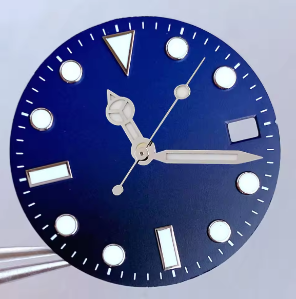 James Cameron Submariner dial Ghost King gradual change dial 28.5mm for NH35 NH36 NH38 4R35 3/3.8 position water ghost literally