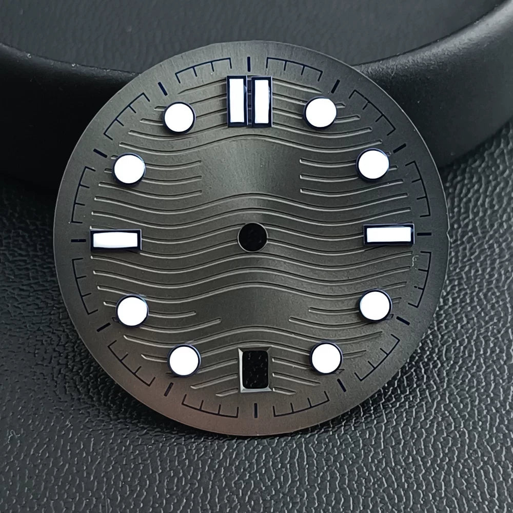 31.8mm Seamaster 300 Green luminous dial fits NH35/NH36 movements custom logos