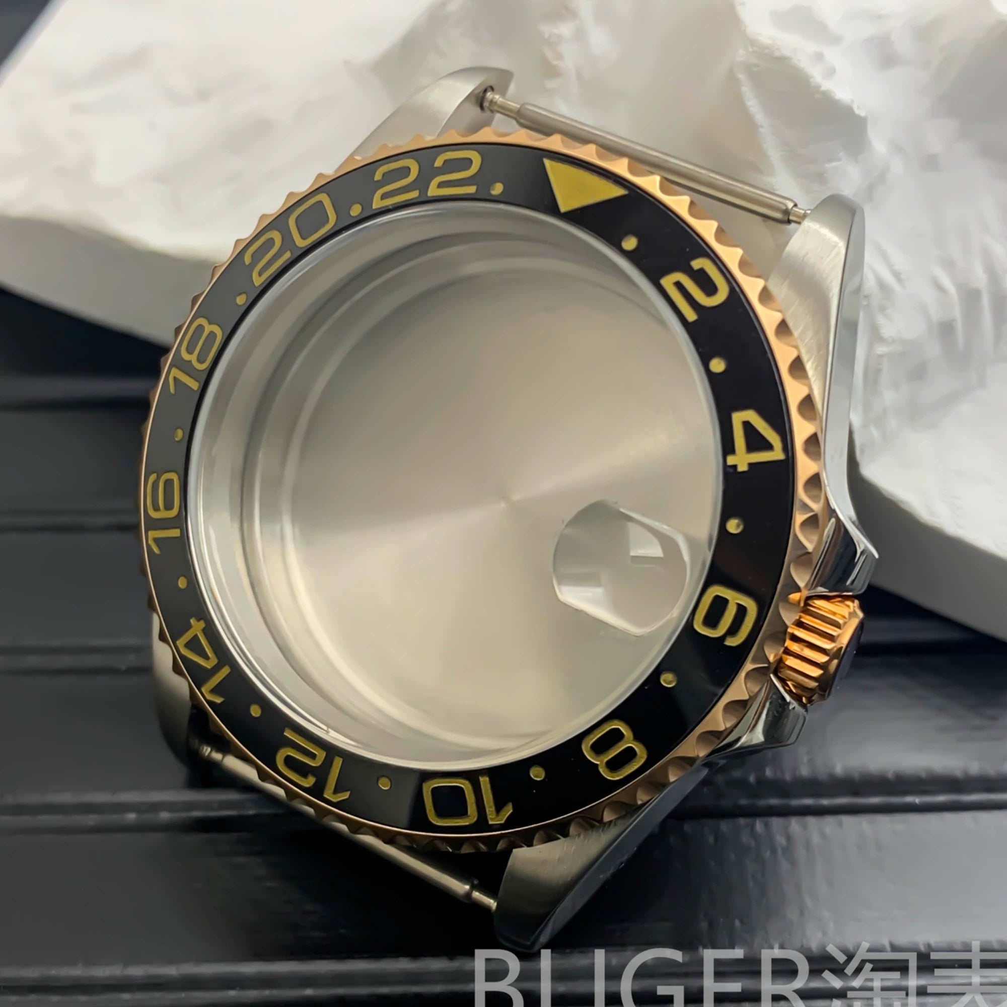 36mm 38mm Submariner Case GMT Bezel NH34 35 36 ETA2824 PT5000 Sapphire 10bar