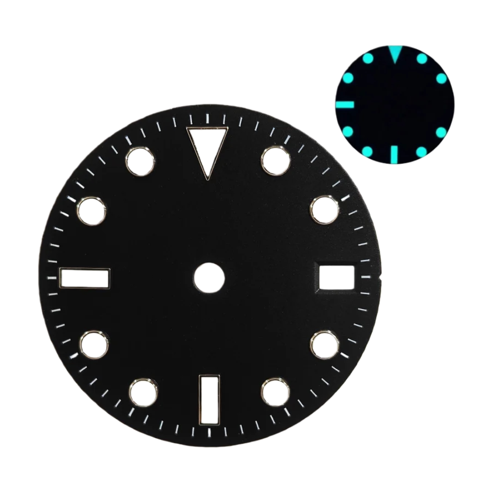 28.5mm Deep Sea Dials 43mm James Cameron Watch Case Hands set For Japan NH35 Sapphire Glass 10bar