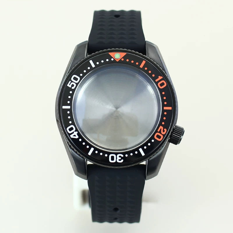 42mm Dive watch Case Modified SPB185/SPB187J1 316L stainless steel for the NH35/36 movement 10bar sapphire