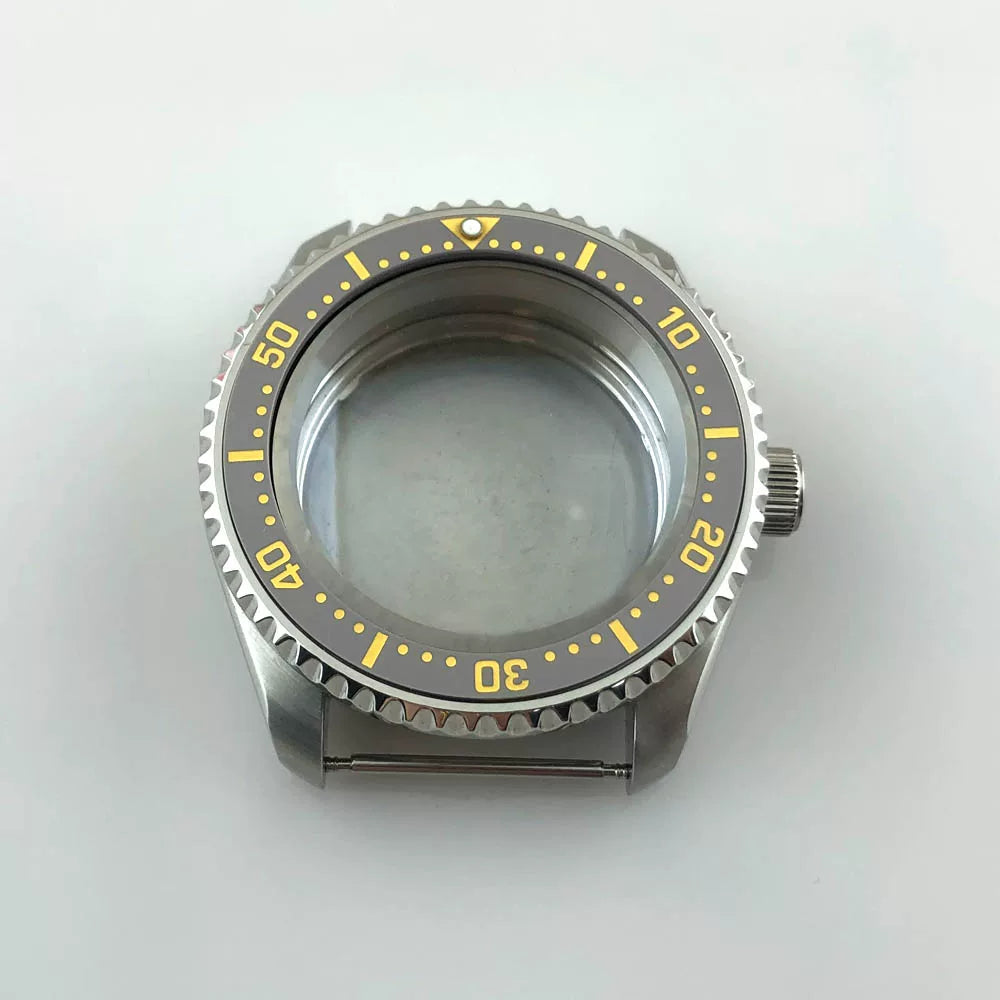 42MM Diver Case 316Lstainless steel sapphire mirror fit NH35/NH36 nh34 nh38 automatic movement 10Bar