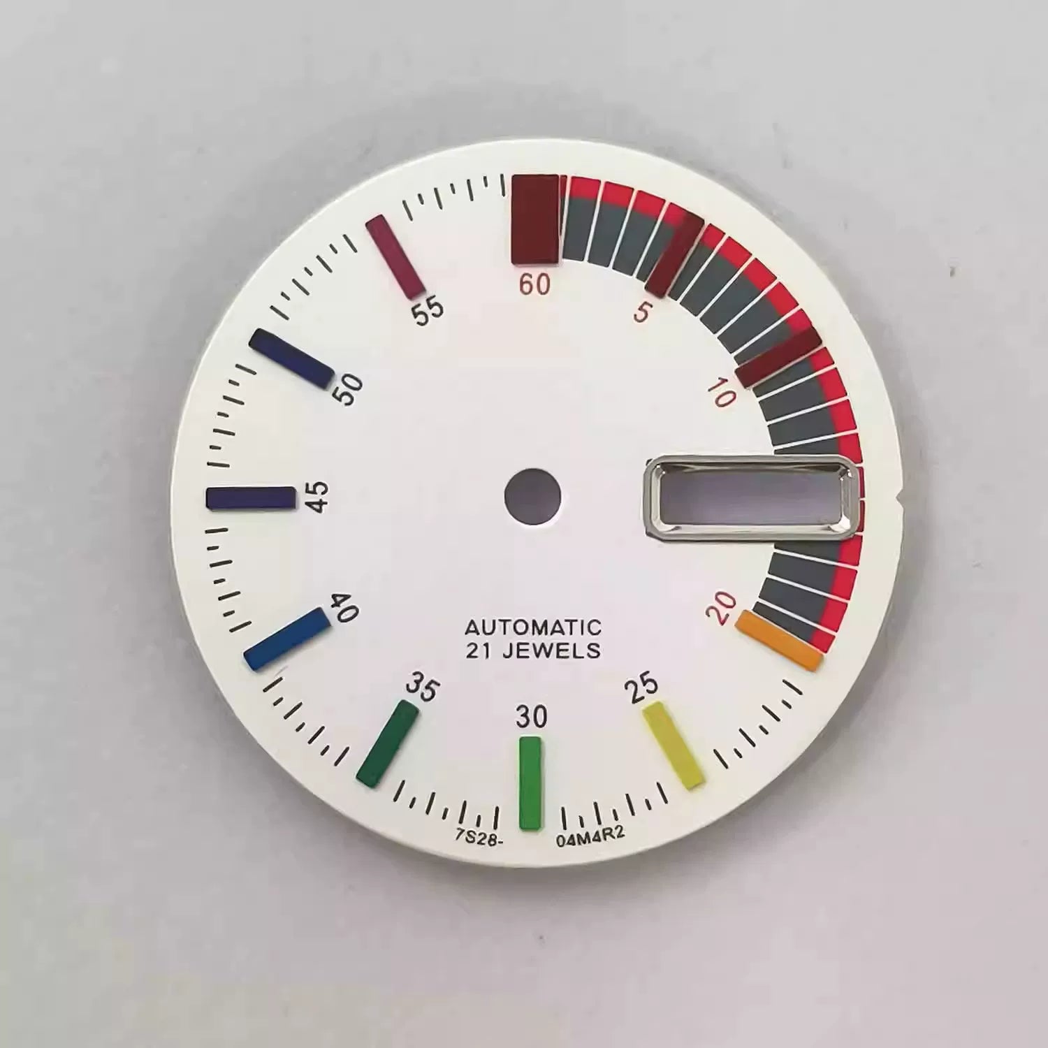 28.5MM NH36 Dial luminous with hands for crown at 3,3.8.4.2