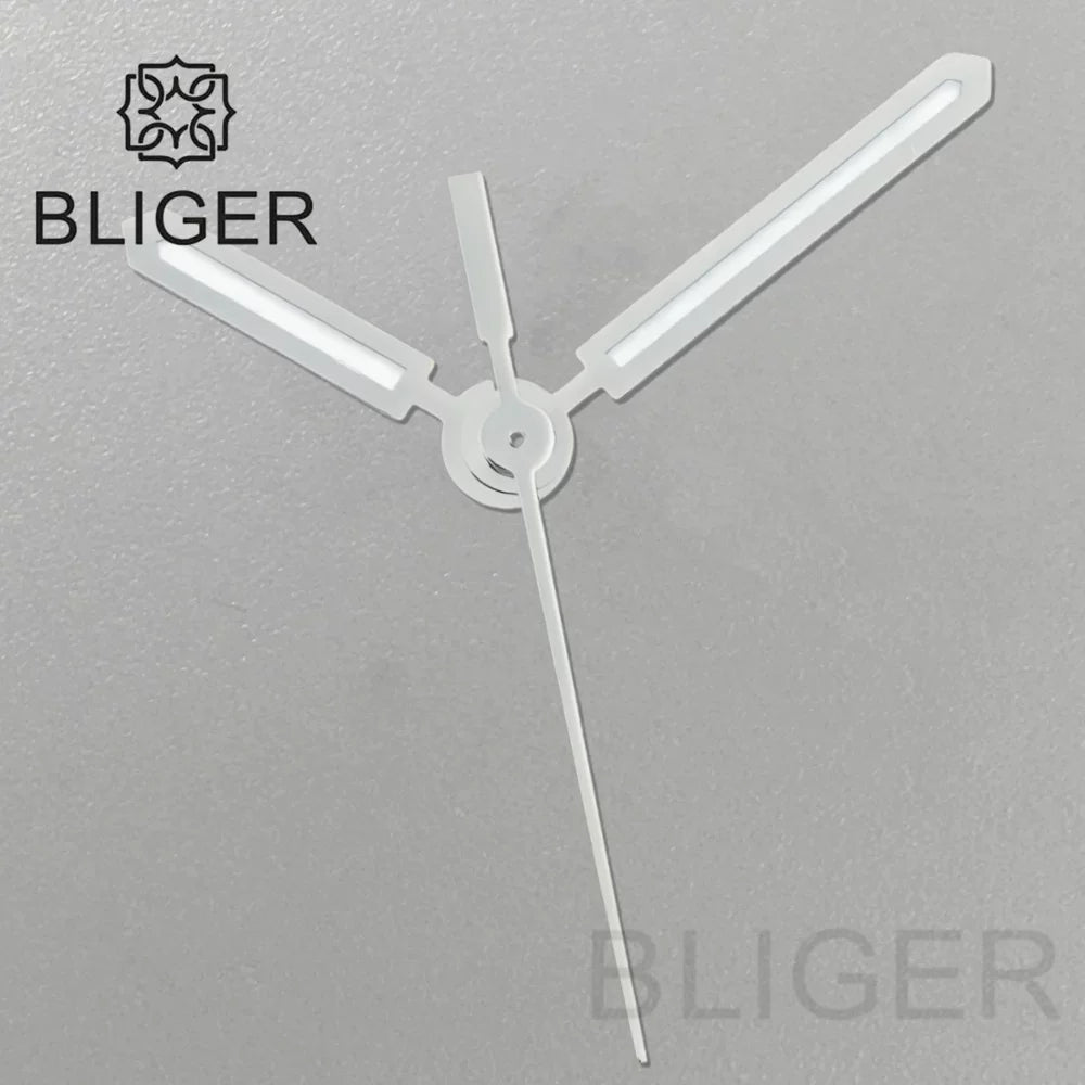 31mm Sterile Dial logo-free green luminous dial for NH35 movement 3 o'clock date