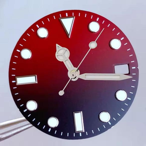 James Cameron Submariner dial Ghost King gradual change dial 28.5mm for NH35 NH36 NH38 4R35 3/3.8 position water ghost literally