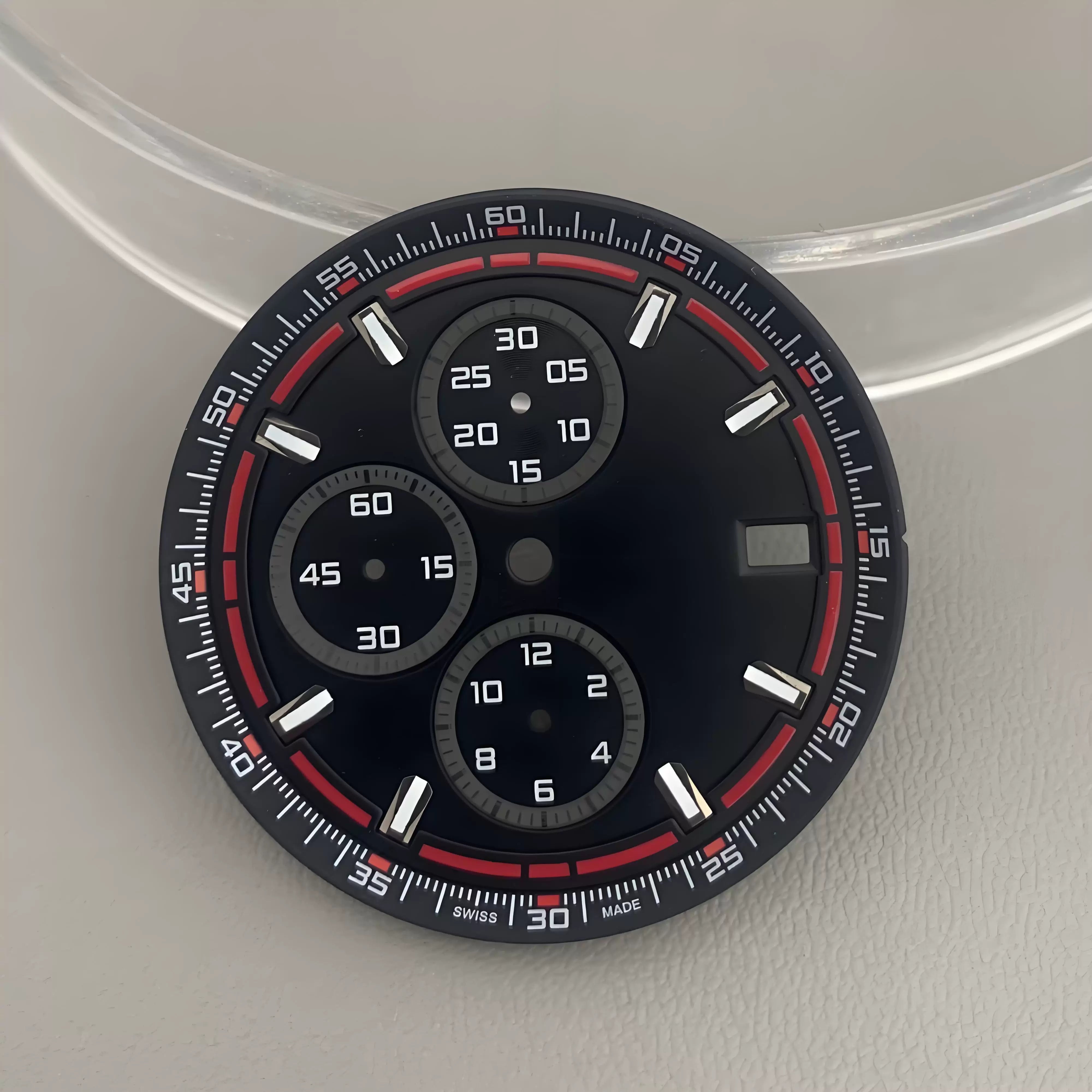 35MM VK67 Dial Multifunctional Luminous Dial Watch Replacement Accessories Quartz Chronograph 2.2mm thickness