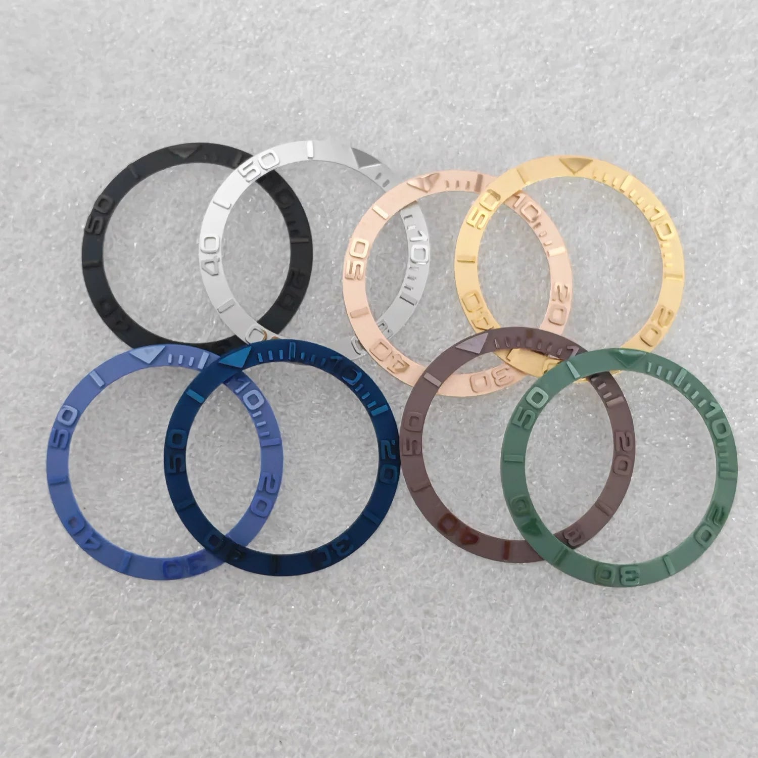 Yacht Master Bezel Insert 38mmx30.5mm ceramic ring for yacht Sub GMT etc cases