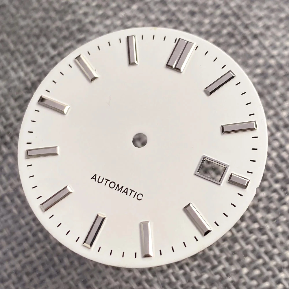 33.5MM gs Cocktail watch dial silver hand set NH35 NH36 nh38 pilot modification accessories