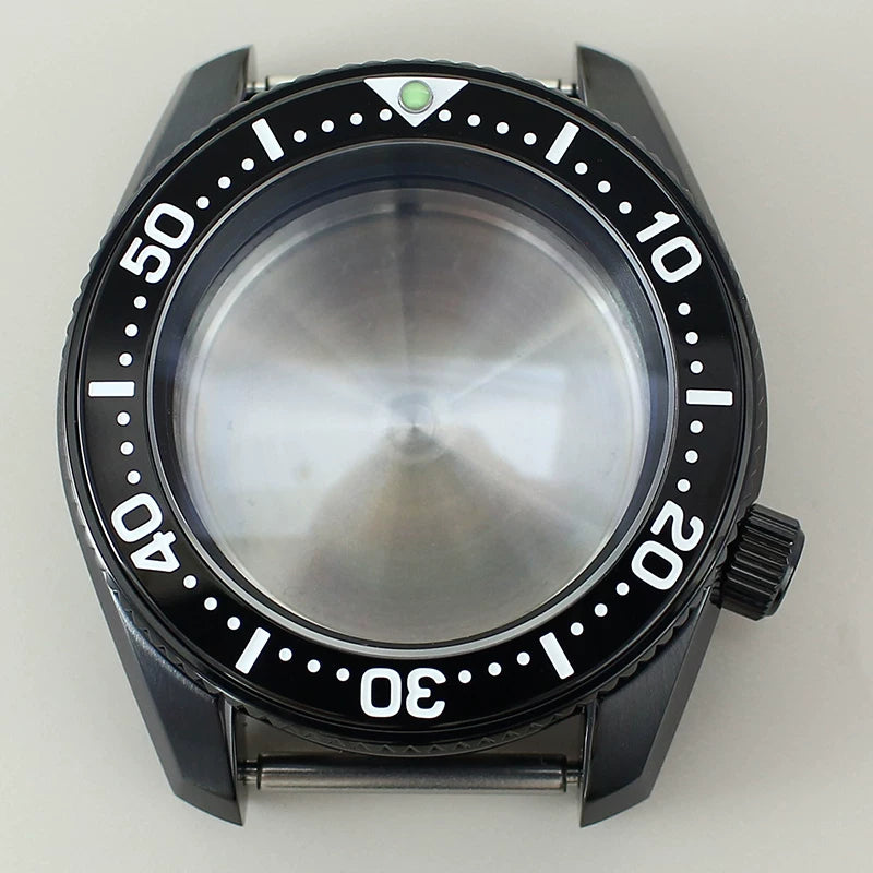 42mm Dive watch Case Modified SPB185/SPB187J1 316L stainless steel for the NH35/36 movement 10bar sapphire