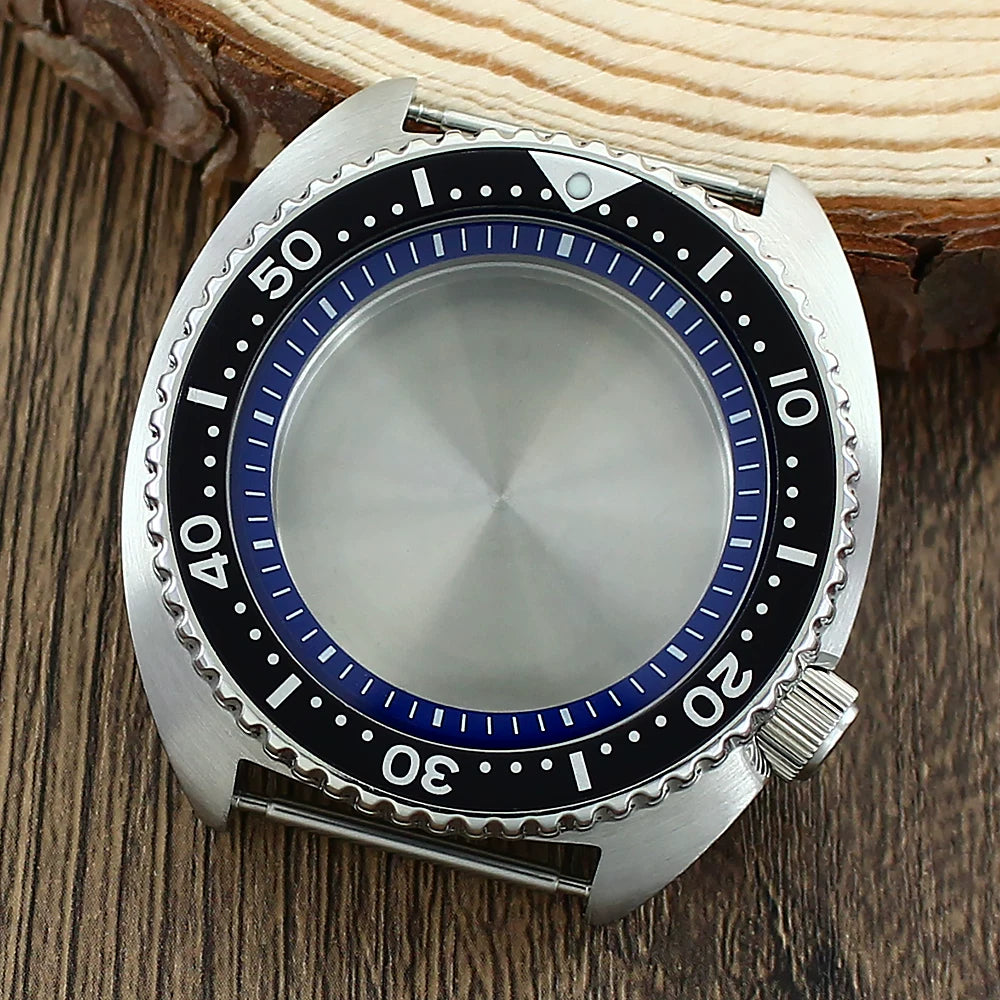 Miyota 9015 watch case 45MM modified turtle watch case Sapphire 20ATM Captain Willard Box