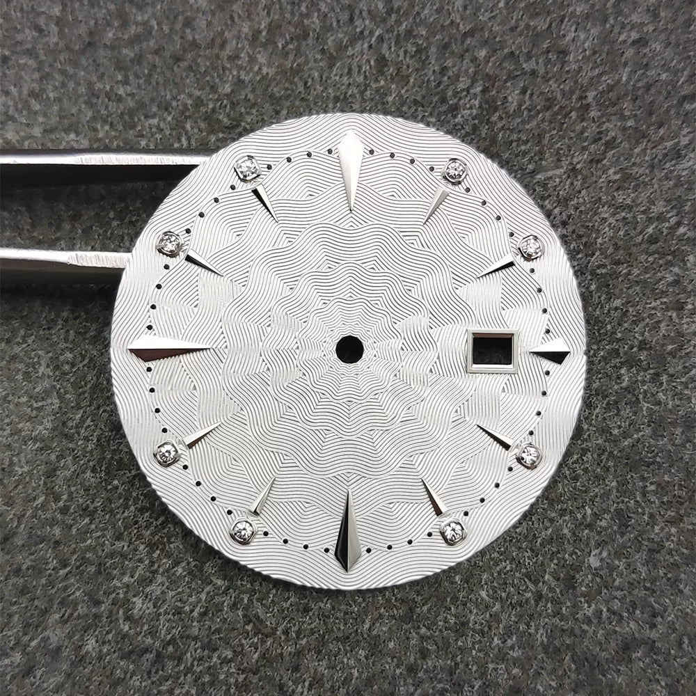 Cocktail Watch Dial 35mm Premium for NH35/36/4R/38 Automatic Movement Texture Spider net