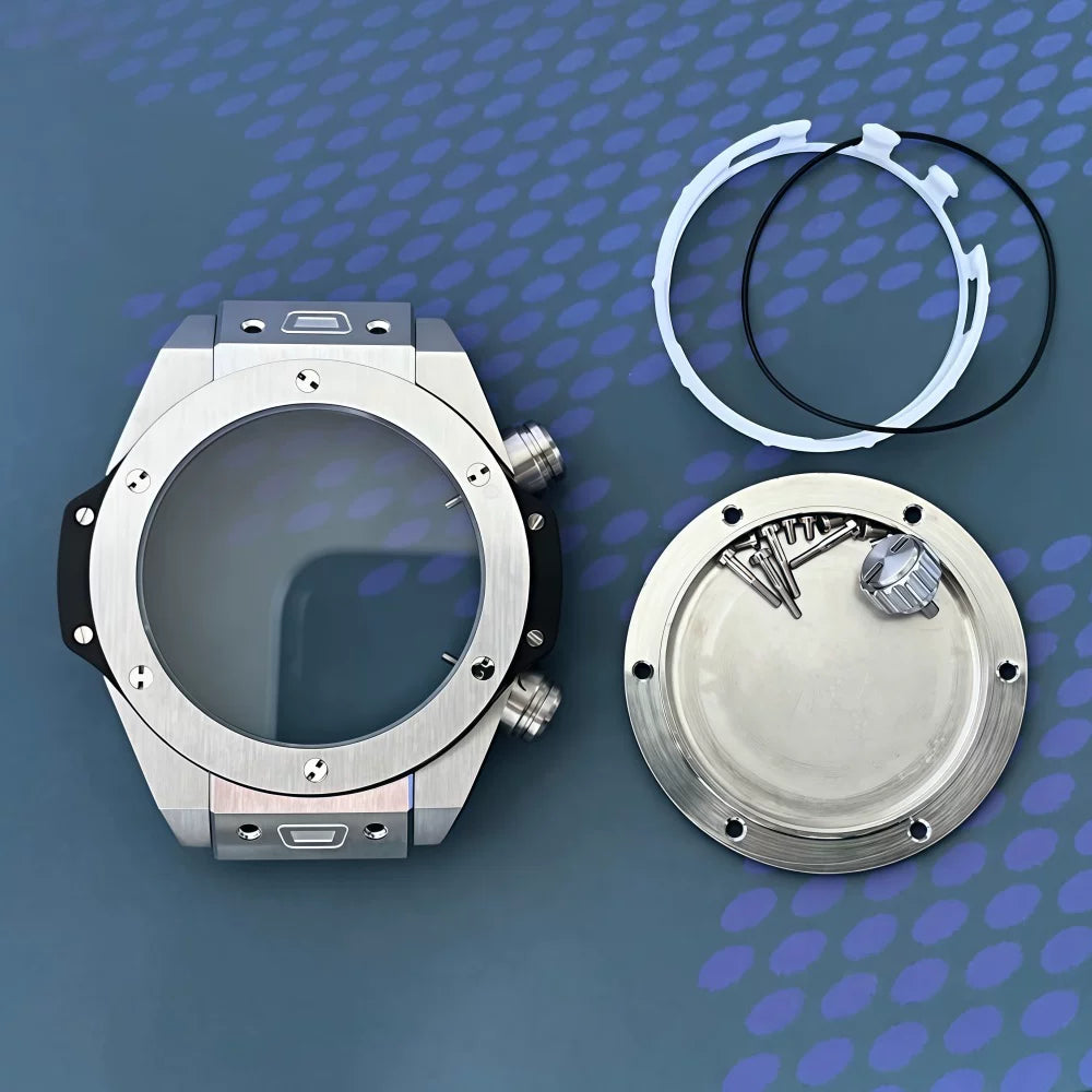 42mm VK64 VK63/VK61 Case chronograph Mineral Glas 3ATM