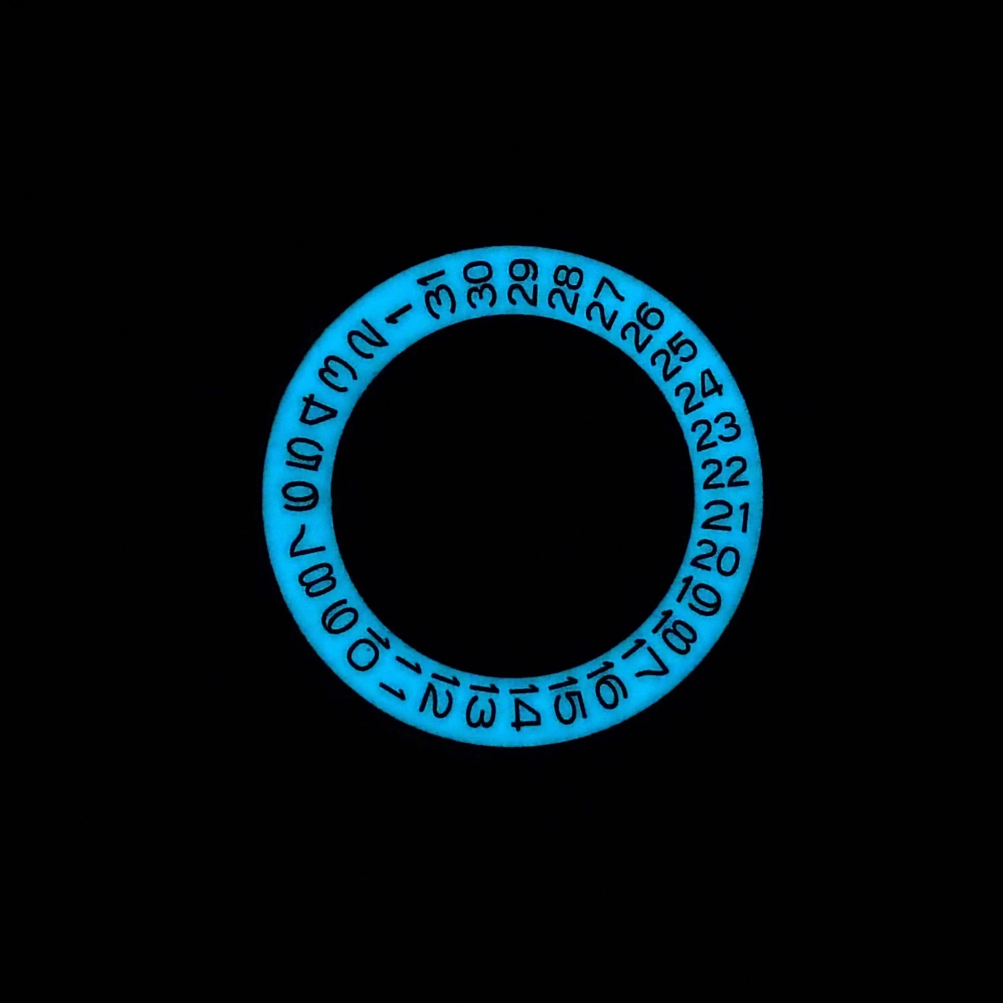 NH34 NH35 movement calendar disc night disc Calendar wheel 3 /3.8 crown position red yellow black grey green blue luminous