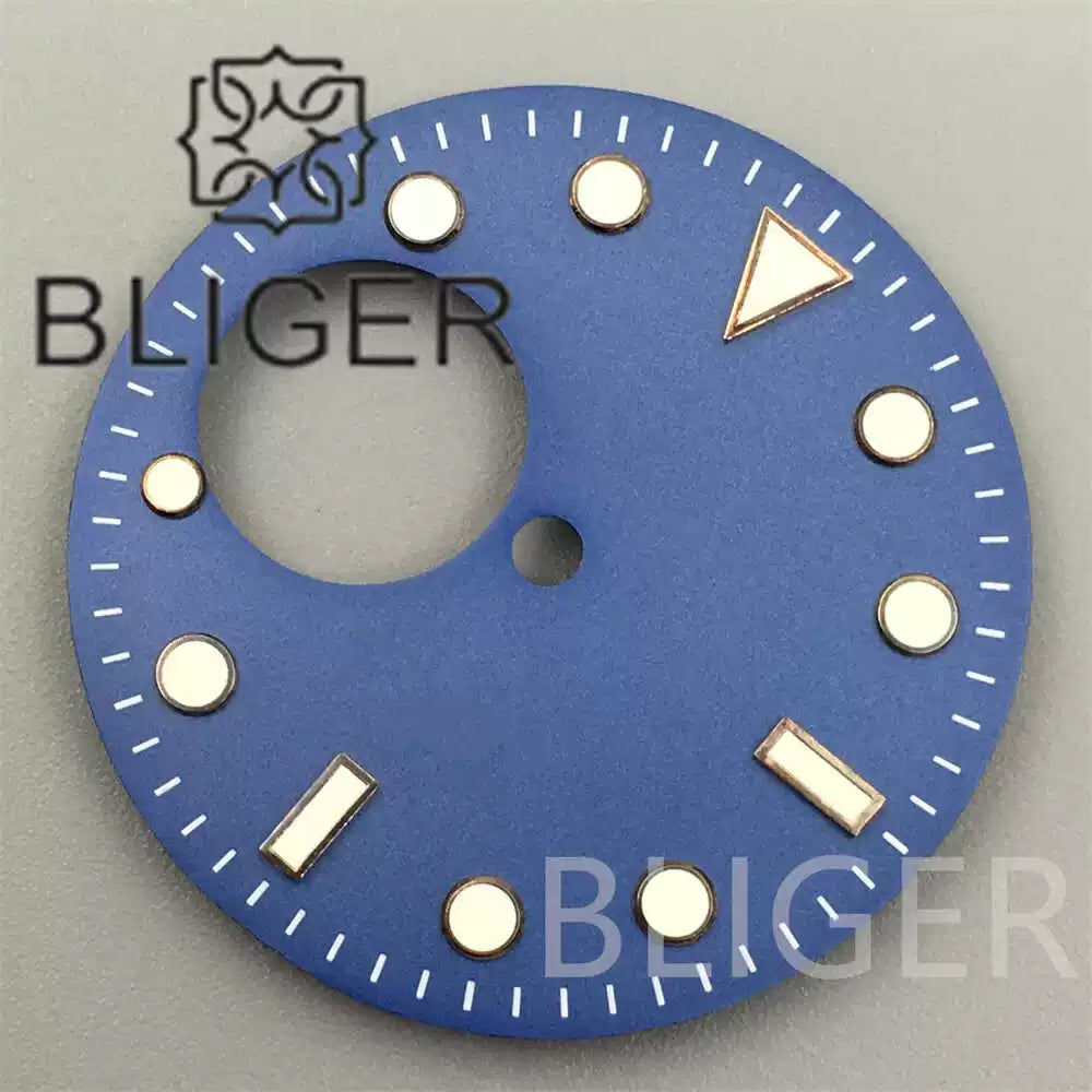 New green luminous NH38 dial 29mm for NH38 automatic movement watch accessories
