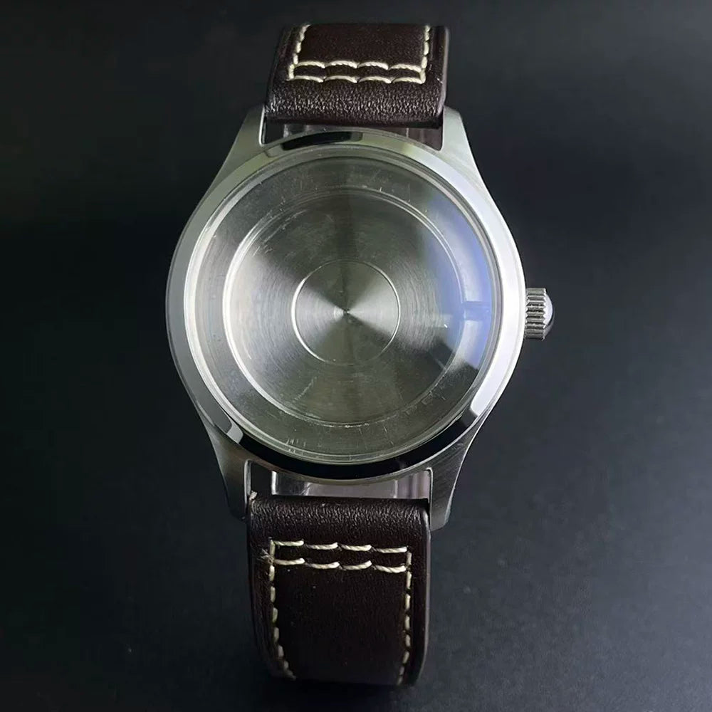 40MM Pilot Case Little Prince Stainless Steel Mineral Glass Shell and Belt Set Suitable for Miyota 8215,2813