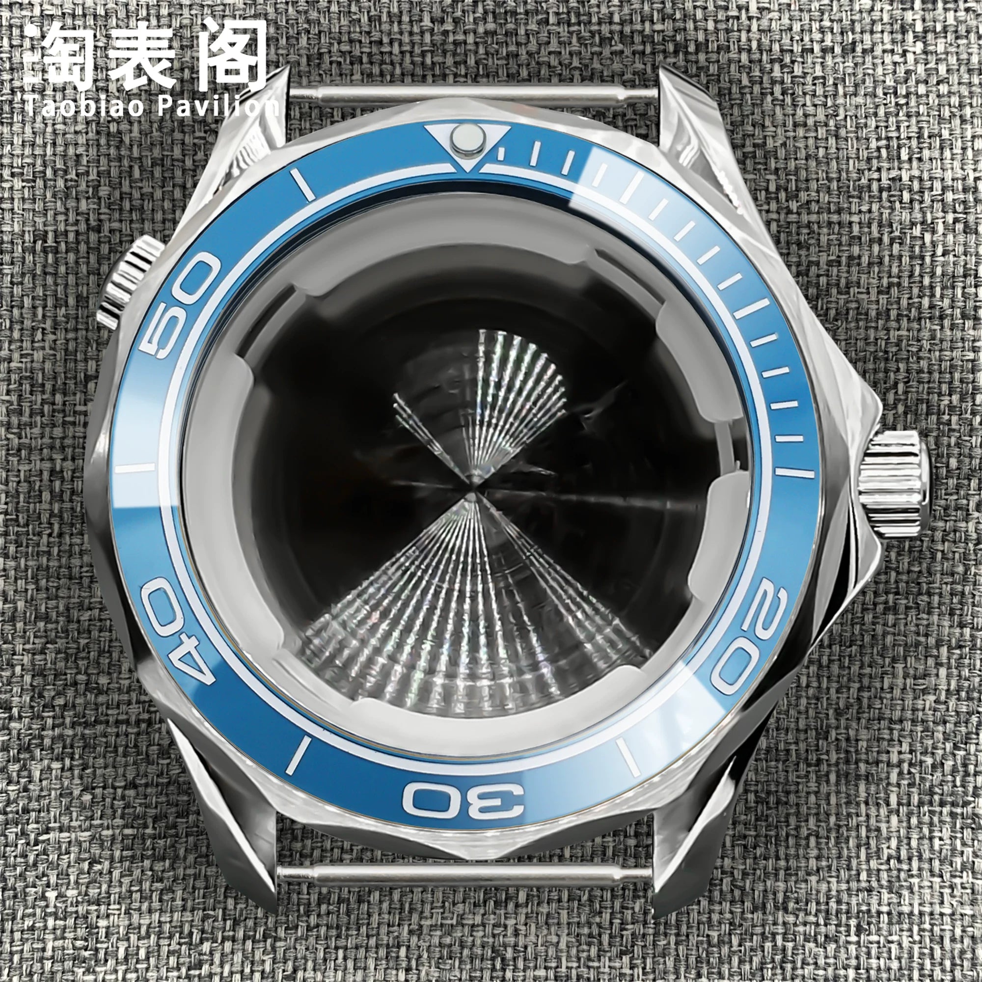 41Mm Seamaster 300 case for NH35/36 ETA2824 PT5000 Miyota 8215 Solid Back 10ATM Sapphire