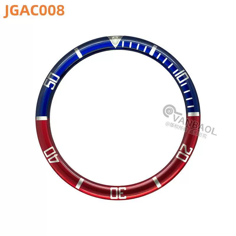 38MM x31.5mm Skx007 Bezel Watch accessories, resin B.C style digital indicator ring, suitable for 007 outer ring baffle