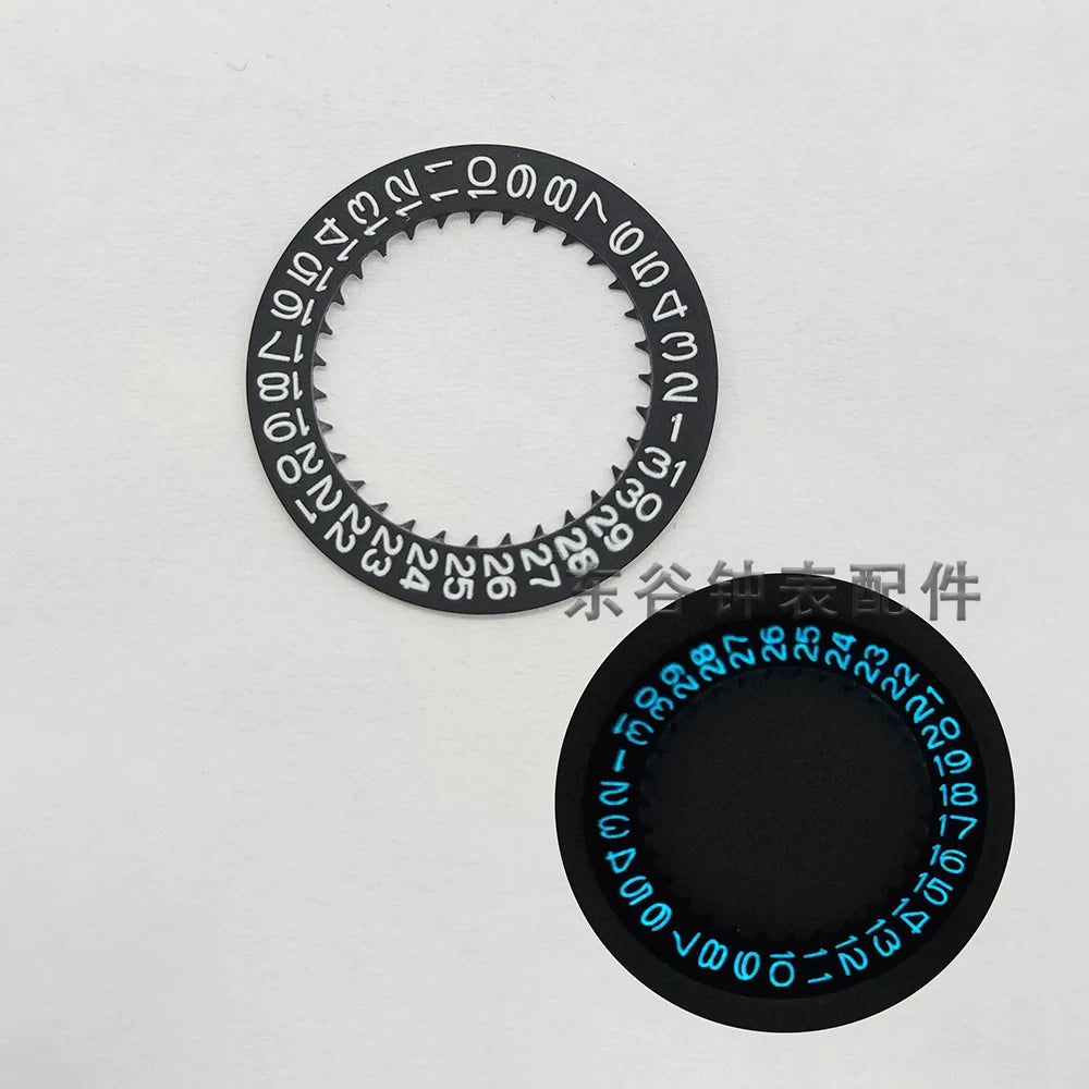 NH34 NH35 movement calendar disc night disc Calendar wheel 3 /3.8 crown position red yellow black grey green blue luminous