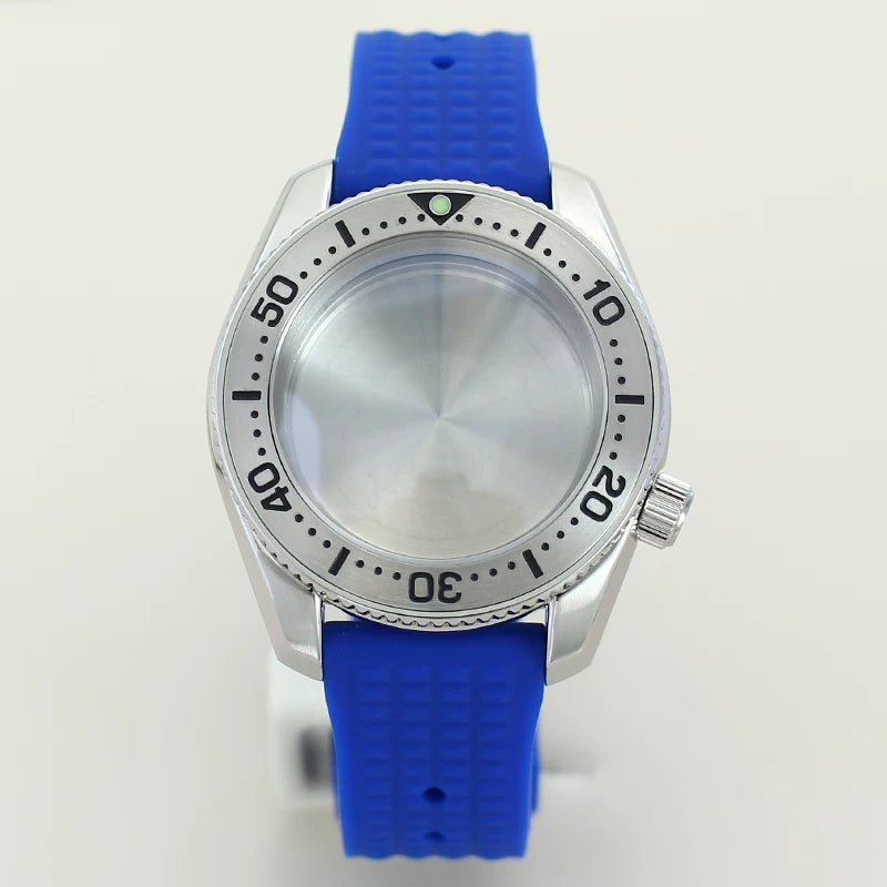 42mm Dive watch Case Modified SPB185/SPB187J1 316L stainless steel for the NH35/36 movement 10bar sapphire