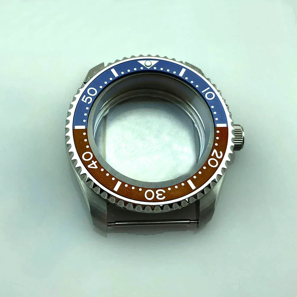 42MM Diver Case 316Lstainless steel sapphire mirror fit NH35/NH36 nh34 nh38 automatic movement 10Bar