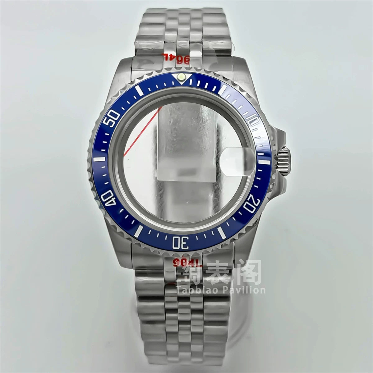 Modified Submariner Case 36mm/38mm GMT Case ceramic bezel sapphire glass for NH35 34 36 38 Etc movement